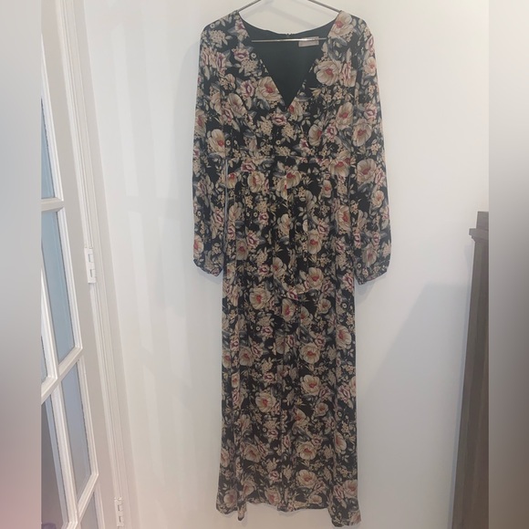 Altar'd State Walk Through Maxi Dress/Romper
Green Pink Floral Print Size Small - Picture 6 of 15